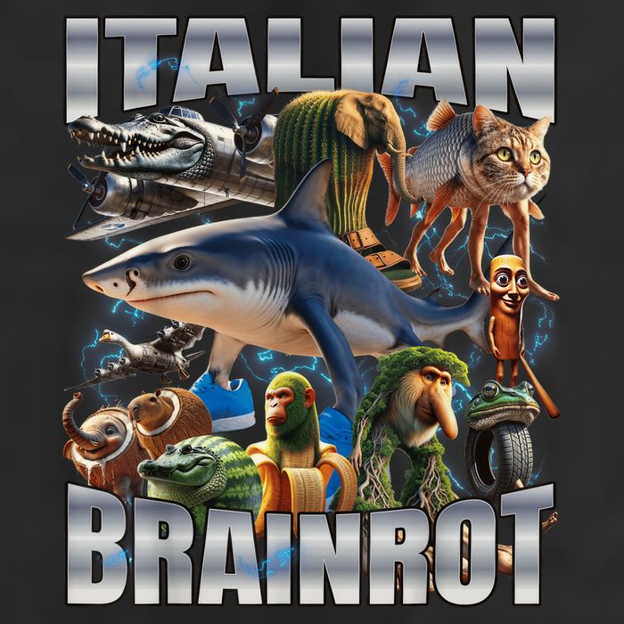 Tralalero Tralala Bombardino Crocodilo Italian Brainrot  Adult Drive Performance Visor