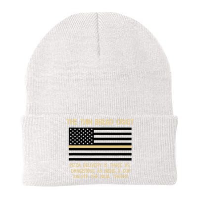 The Thin Bread Crust Support The Real Troops Knit Cap Winter Beanie