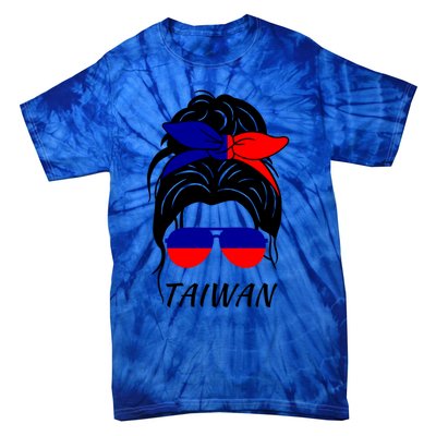 Taiwan Taiwanese Bandana Sunglasses Colors Taiwan Great Gift Tie-Dye T-Shirt