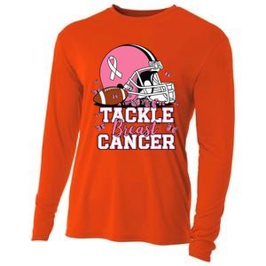 T Tackle Breast Cancer Awareness American Cooling Performance Long Sleeve Crew