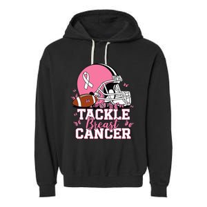 T Tackle Breast Cancer Awareness American Garment-Dyed Fleece Hoodie