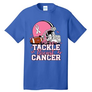 T Tackle Breast Cancer Awareness American Tall T-Shirt