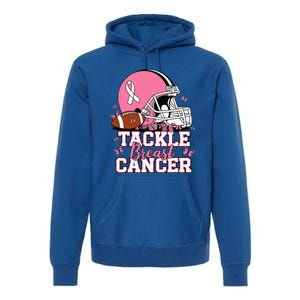 T Tackle Breast Cancer Awareness American Premium Hoodie