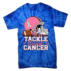 T Tackle Breast Cancer Awareness American Tie-Dye T-Shirt