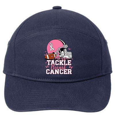 T Tackle Breast Cancer Awareness American 7-Panel Snapback Hat