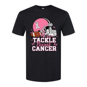 T Tackle Breast Cancer Awareness American Softstyle CVC T-Shirt