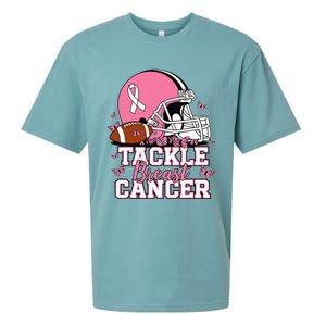 T Tackle Breast Cancer Awareness American Sueded Cloud Jersey T-Shirt