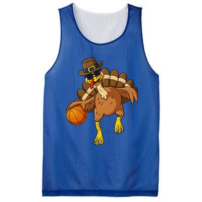 Thanksgiving Turkey Basketball Player Funny Boys Girls Gift Mesh Reversible Basketball Jersey Tank