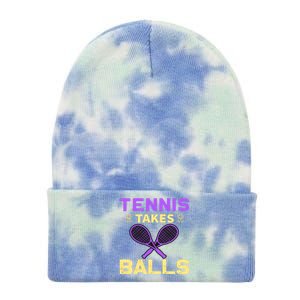 Tennis Takes Balls Tie Dye 12in Knit Beanie