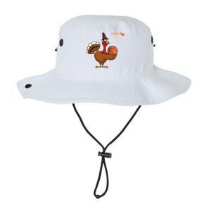 Thanksgiving Turkey Basketball Player Funny Boys Girls Cool Gift Legacy Cool Fit Booney Bucket Hat