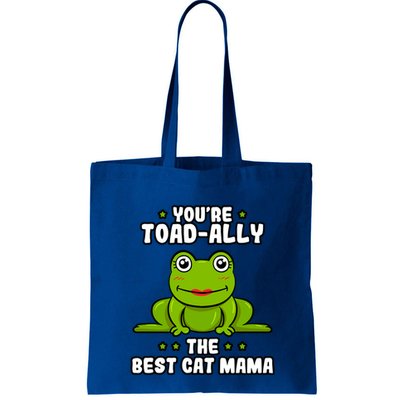 Toadally The Best Cat Mama Frog Lover Toad Cat Mom Gift Bag