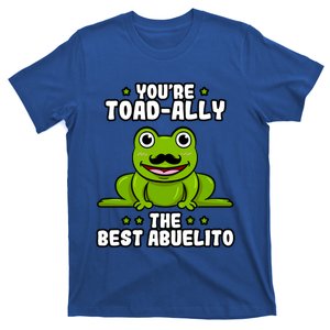 Toadgiftally The Best Abuelito Frog Lover Toad Grandfather Great Gift T-Shirt