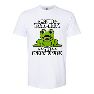 Toadgiftally The Best Abuelito Frog Lover Toad Grandfather Great Gift Softstyle® CVC T-Shirt