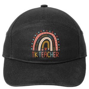 TK Teacher Back To School Teacher 7-Panel Snapback Hat