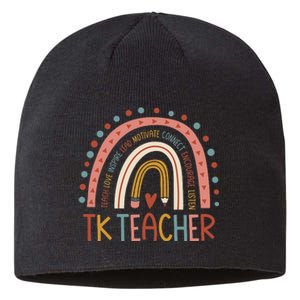 TK Teacher Back To School Teacher Sustainable Beanie