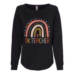 TK Teacher Back To School Teacher Womens California Wash Sweatshirt