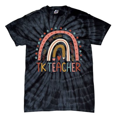 TK Teacher Back To School Teacher Tie-Dye T-Shirt