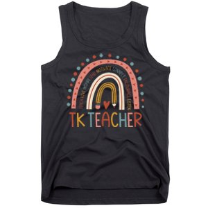 TK Teacher Back To School Teacher Tank Top