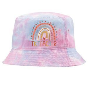 TK Teacher Back To School Teacher Tie-Dyed Bucket Hat