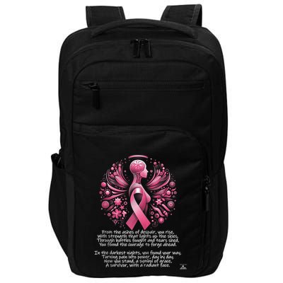 Tribute To Breast Cancer Survivors Impact Tech Backpack