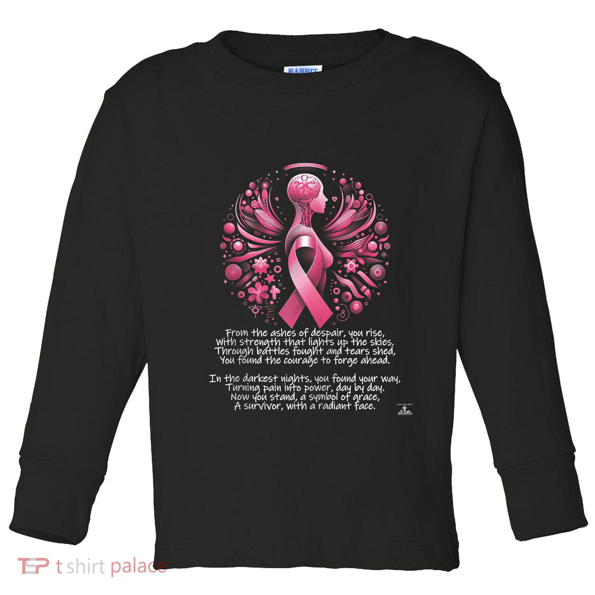 Tribute To Breast Cancer Survivors Toddler Long Sleeve Shirt