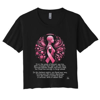 Tribute To Breast Cancer Survivors Women's Crop Top Tee