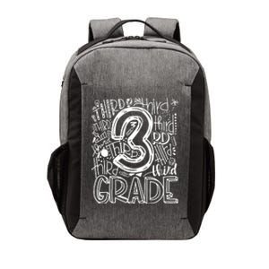 Team Teacher Back To School 3rd Third Grade Typography Vector Backpack