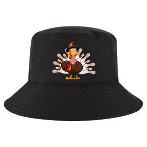 Thanksgiving Turkey Bowling Pin Team Match Cool Comfort Performance Bucket Hat