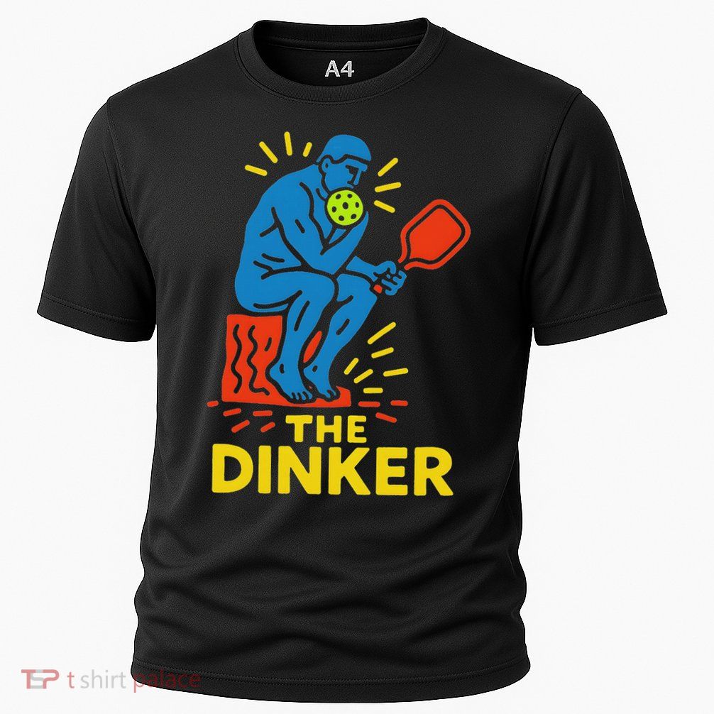 The Thinker By Auguste Rodin Contemplates Pickleball Performance Shirt