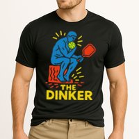 The Thinker By Auguste Rodin Contemplates Pickleball Performance Shirt