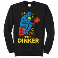 The Thinker By Auguste Rodin Contemplates Pickleball Sweatshirt
