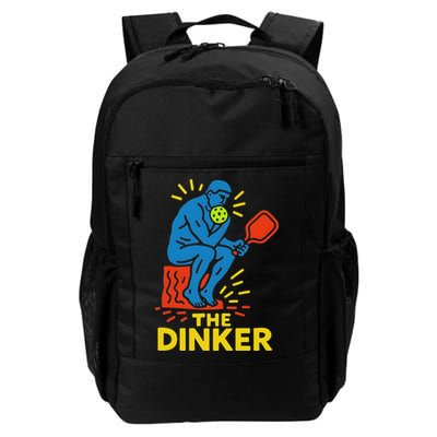 The Thinker By Auguste Rodin Contemplates Pickleball Backpack