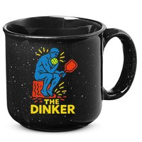 The Thinker By Auguste Rodin Contemplates Pickleball 15oz Campfire Ceramic Mug