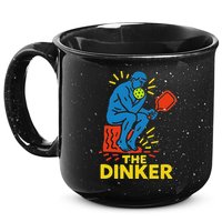 The Thinker By Auguste Rodin Contemplates Pickleball 15oz Campfire Ceramic Mug