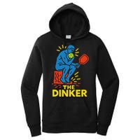 The Thinker By Auguste Rodin Contemplates Pickleball Women's Pullover Hoodie