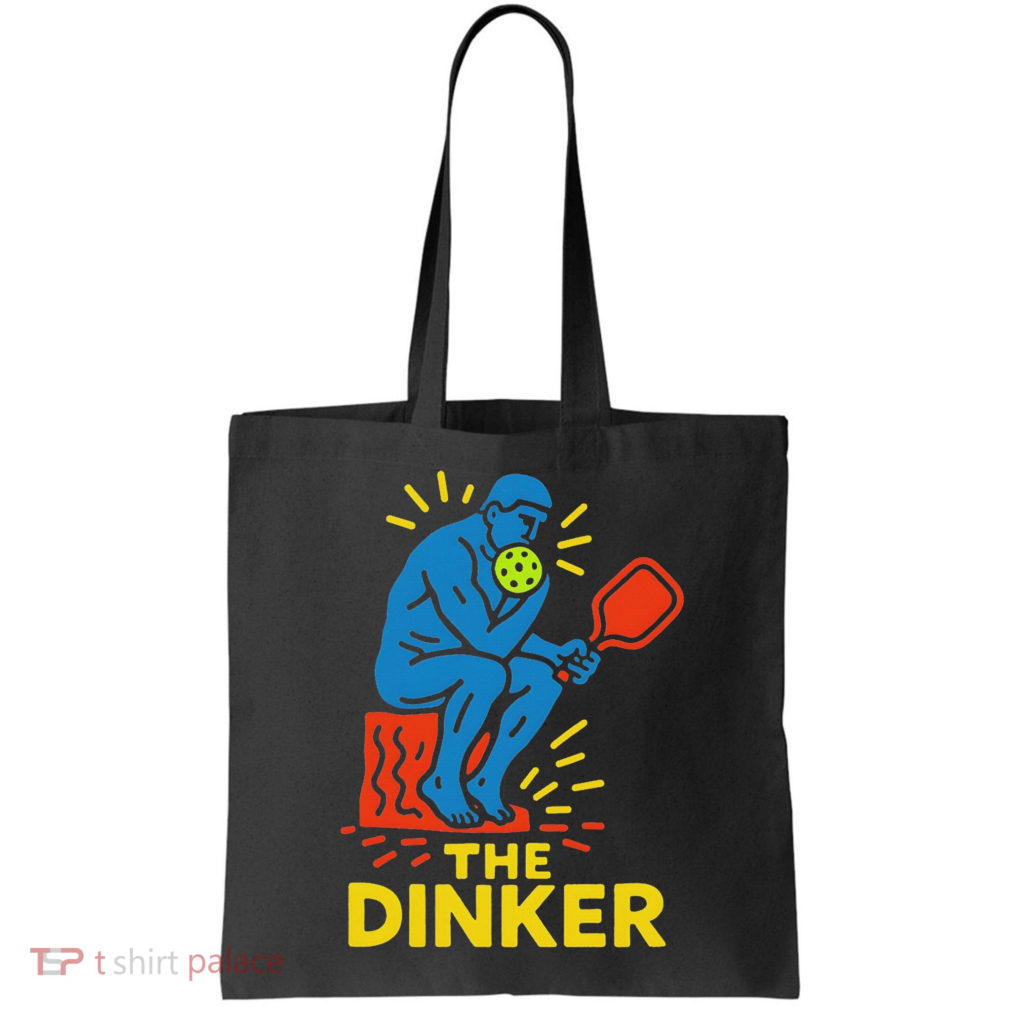 The Thinker By Auguste Rodin Contemplates Pickleball Bag