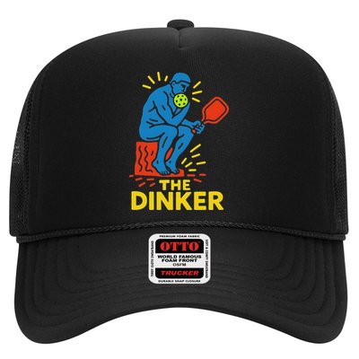 The Thinker By Auguste Rodin Contemplates Pickleball Trucker Hat