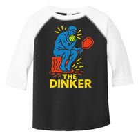 The Thinker By Auguste Rodin Contemplates Pickleball Toddler Fine Jersey T-Shirt