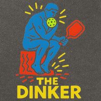 The Thinker By Auguste Rodin Contemplates Pickleball Cotton Canvas Backpack