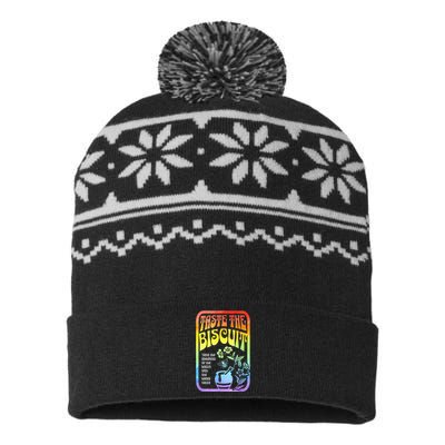 Taste The Biscuit Taste The Goodness  USA-Made Snowflake Beanie