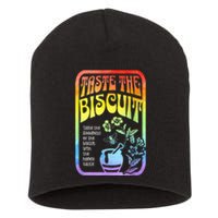 Taste The Biscuit Taste The Goodness  Short Acrylic Beanie