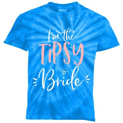 The Tipsy Bride Group Bridal Matching Bachelorette Party Gift Kids Tie-Dye T-Shirt