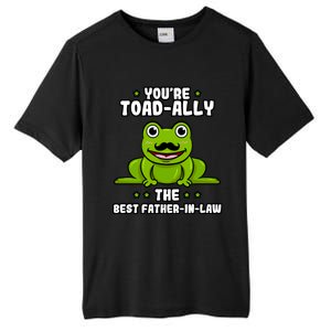 Toadgiftally The Best Fathergiftingiftlaw Frog Lover Daddygiftingiftlaw Cute Gif Tall Fusion ChromaSoft Performance T-Shirt