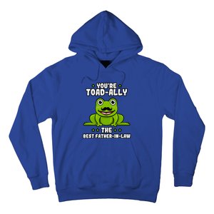 Toadgiftally The Best Fathergiftingiftlaw Frog Lover Daddygiftingiftlaw Cute Gif Hoodie