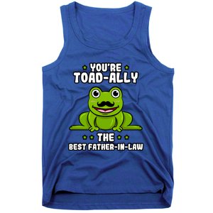 Toadgiftally The Best Fathergiftingiftlaw Frog Lover Daddygiftingiftlaw Cute Gif Tank Top