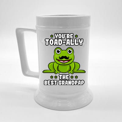 Toadgiftally The Best Grandpap Frog Lover Toad Grandfather Gift Beer Stein