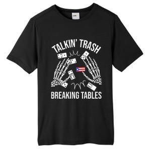 Talking Trash Breaking Tables Dominoes Lover Domino Player Tall Fusion ChromaSoft Performance T-Shirt