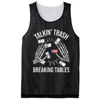 Talking Trash Breaking Tables Dominoes Lover Domino Player Mesh Reversible Basketball Jersey Tank