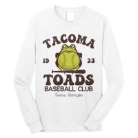 Tacoma Toads Baseball Retro Minor League Baseball Team Long Sleeve Shirt