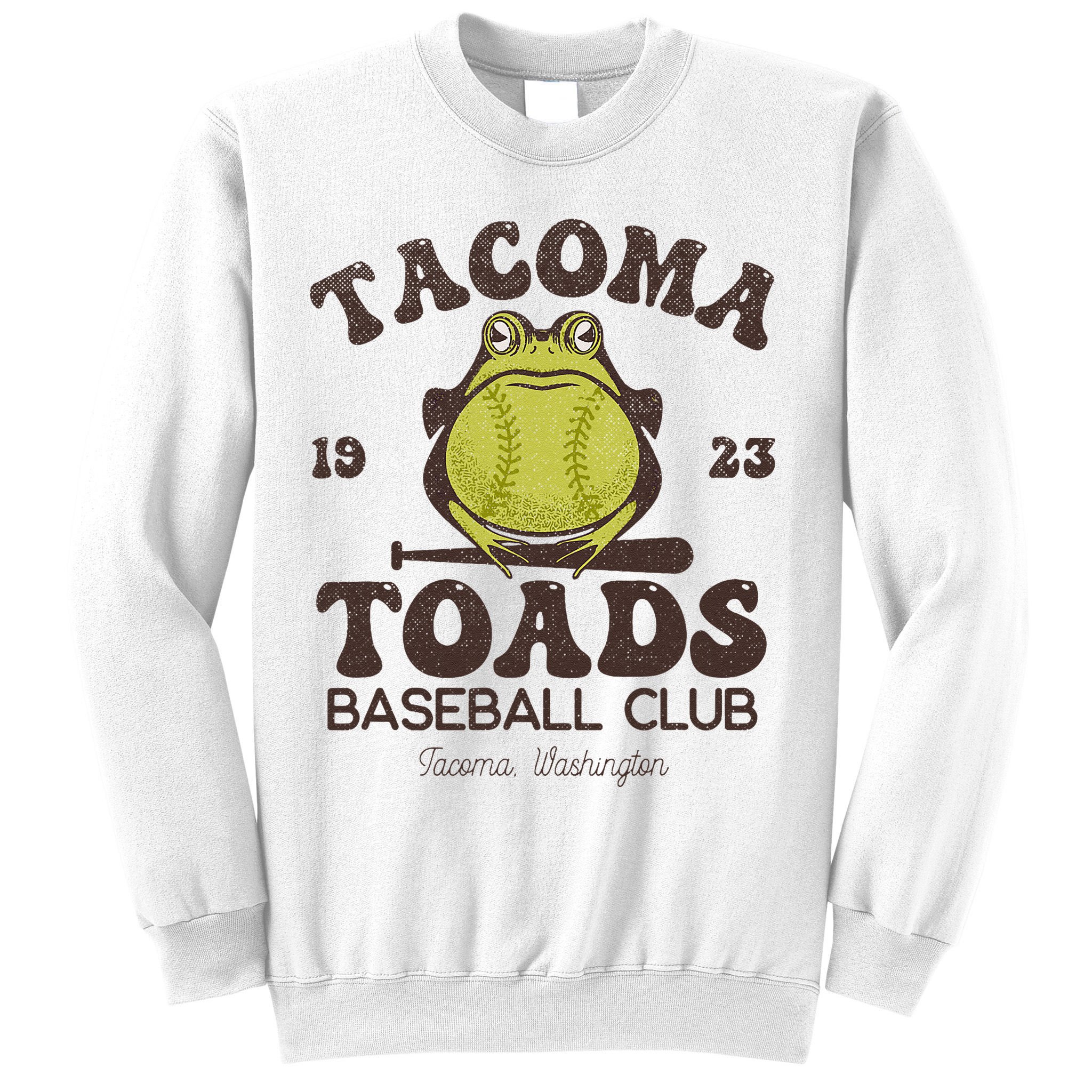 Tacoma Toads Baseball Retro Minor League Baseball Team Sweatshirt